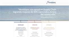 Desktop Screenshot of montblancchile.com